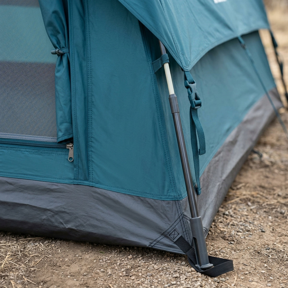 Xzva Cedarroom Cabin Tent 4 Person Deep Teal - Detail view