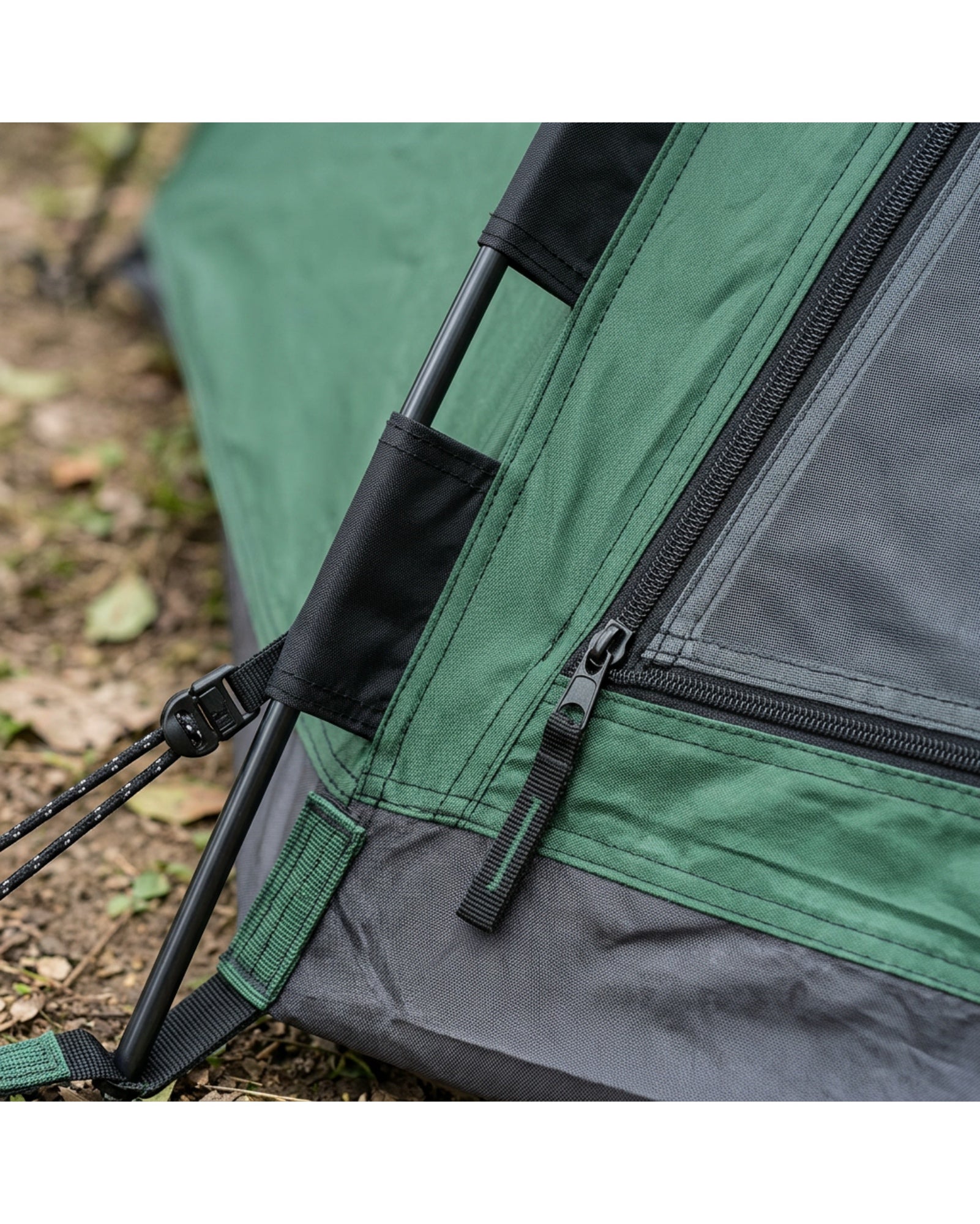 Xzva Dome Camping Tent 2 Person Green - Detail view