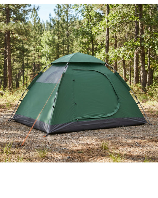 Xzva Dome Camping Tent 2 Person Green - Lifestyle view